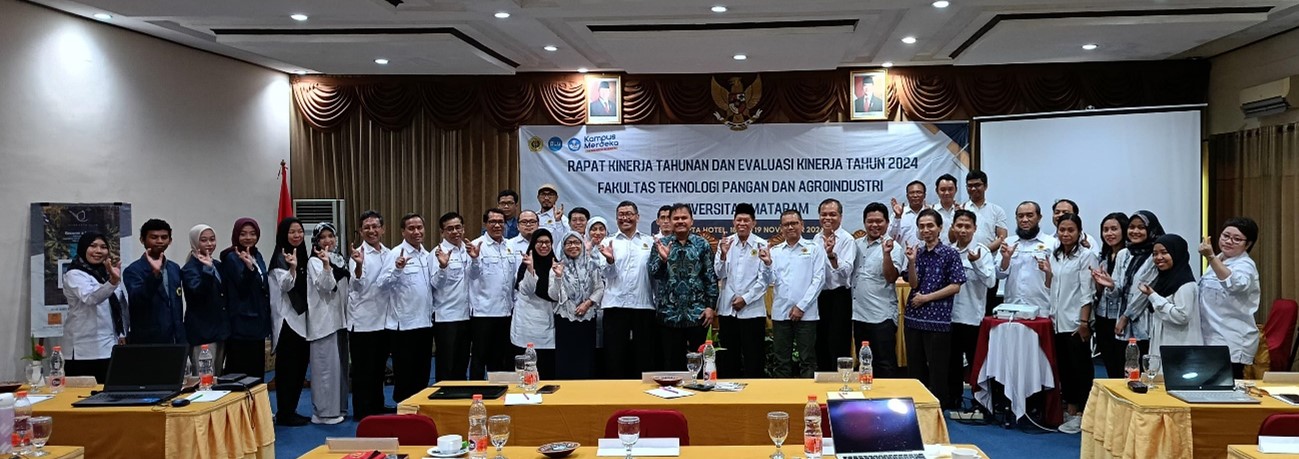 Rapat Kinerja Tahunan dan Evaluasi Kinerja Fakultas Teknologi Pangan dan Agroindustri Universitas Mataram Tahun 2024